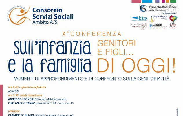 Consorzio dei servizi Sociali A5: decima Conferenza sull’Infanzia e la Famiglia
