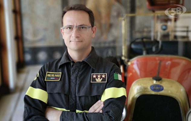  Luca Ponticelli nuovo comandante dei Vigili del Fuoco di Avellino