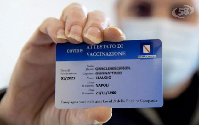 Card vaccinali, al via la distribuzione anche in Irpinia