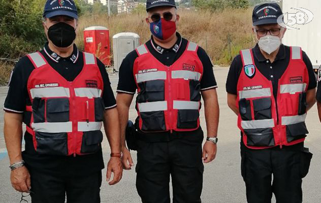 Controllo delle misure anti Covid, in campo anche i volontari dell'Associazione nazionale Carabinieri