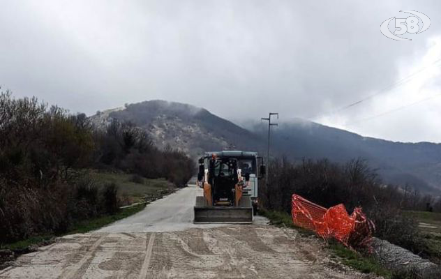 Panoramica sud Matese, al via i lavori per la messa in sicurezza della strada provinciale