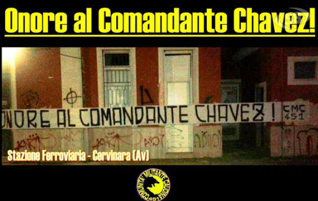 Valle Caudina, i militanti 451 onorano Chavez: "Il Comandante lottava per la gente"