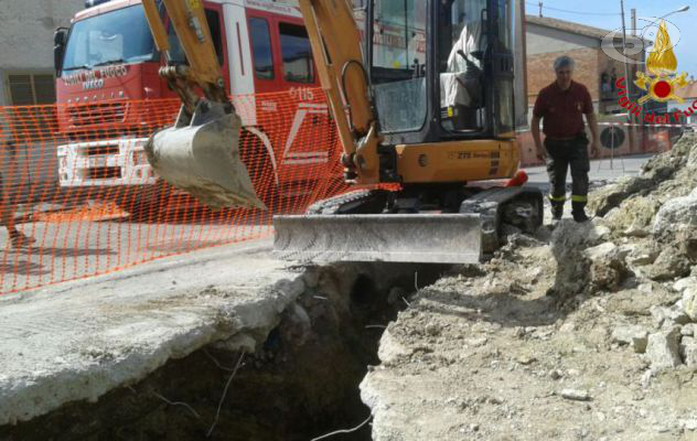 Casalbore, operaio travolto dai detriti di un cantiere. Trasportato al PS di Ariano
