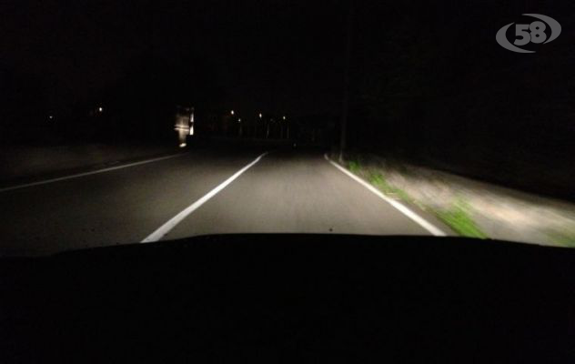 Ariano, dopo l'acqua manca anche l'illuminazione: black out ad Orneta