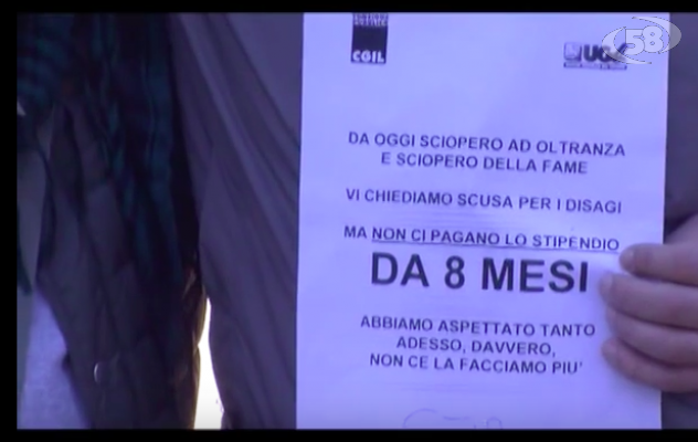 Tecnoservice, ''senza stipendio da 8 mesi e minacciati'': sciopero della fame al Moscati