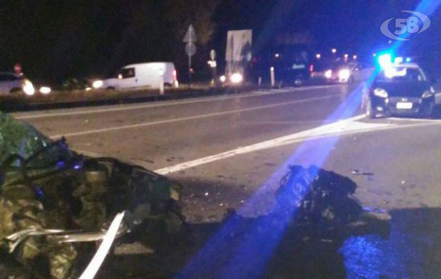 Grave incidente sull'Ofantina Bis, due in ospedale