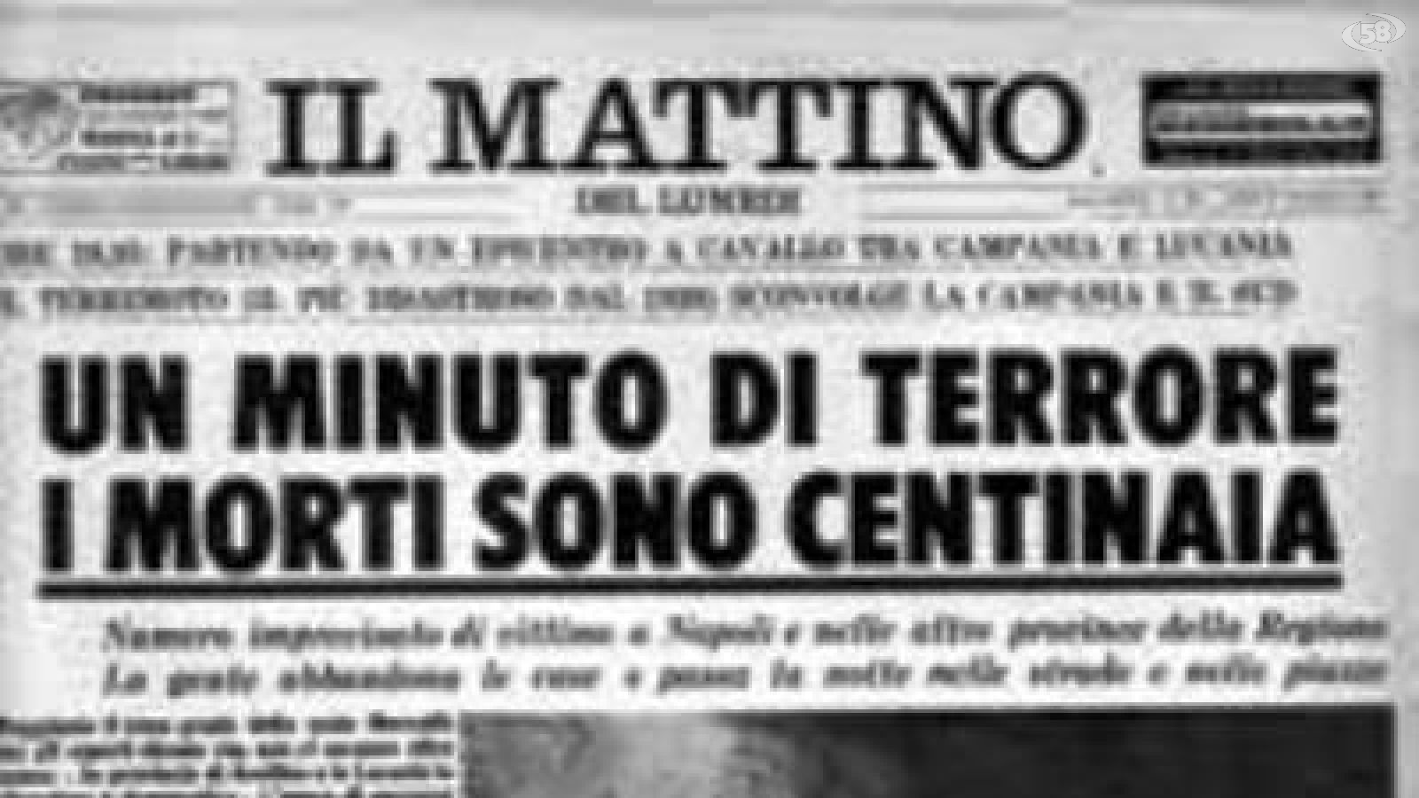 terremoto 80 il mattino