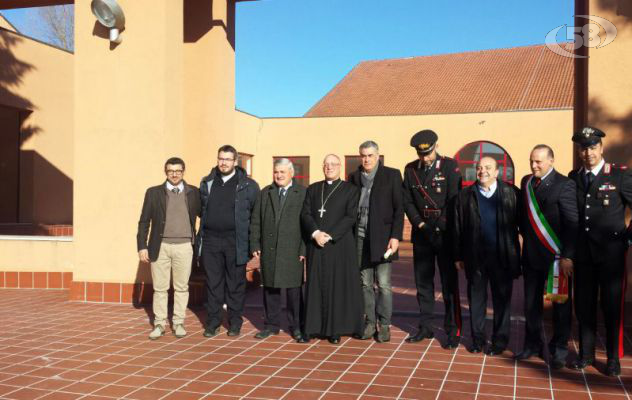 Il Vescovo Melillo in visita all'Istituto ''Fermi'' di Vallata