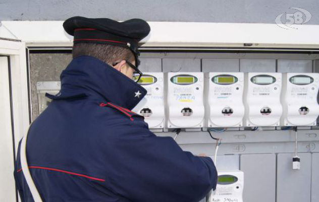 Ariano, furto di energia elettrica: coppia di coniugi denunciata