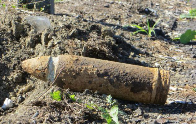 Trovato in un giardino privato ordigno bellico della Seconda Guerra Mondiale