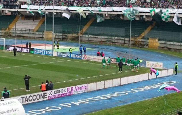 Biancoverdi pronti al match contro l'Ascoli. Nessuna squalifica