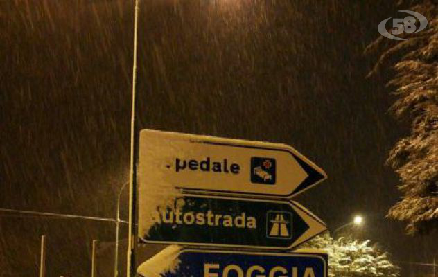 Neve, scuole chiuse ad Ariano e in altri comuni dell'Ufita. Disagi alla viabilità/VIDEO