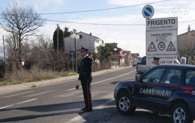 Frigento, drogata alla guida causa un incidente: l'auto era rubata