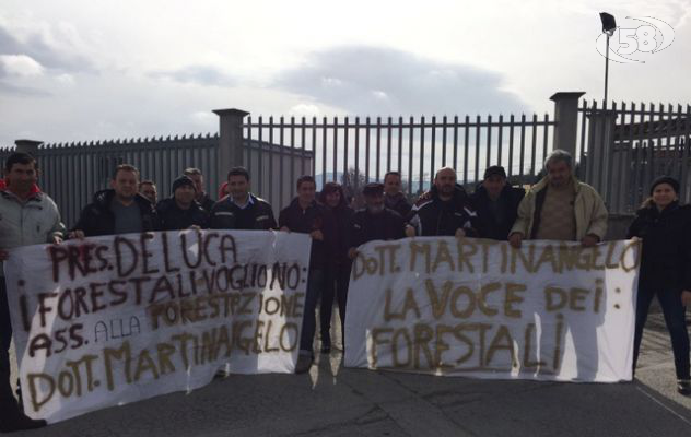 Operai della CMU a De Luca: "Nomini Martinagelo alla Forestazione"
