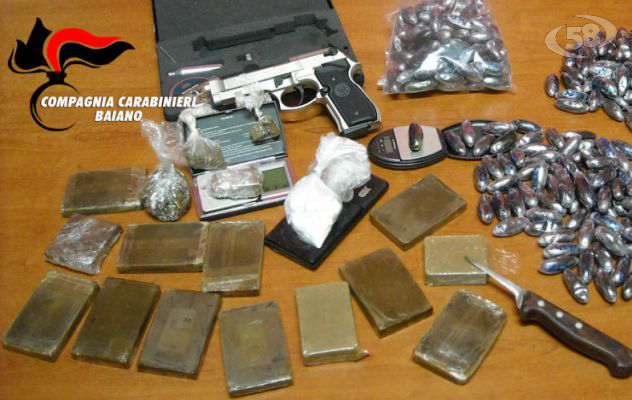 Supermarket della droga in casa: pregiudicato in manette