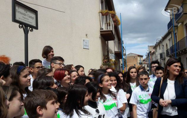 Fontanarosa, una strada Ciampi. Roberti: "I grandi non muoiono mai"