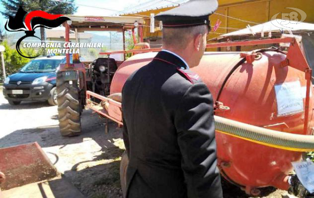 Volturara, autobotte sversa nel torrente: sequestrata