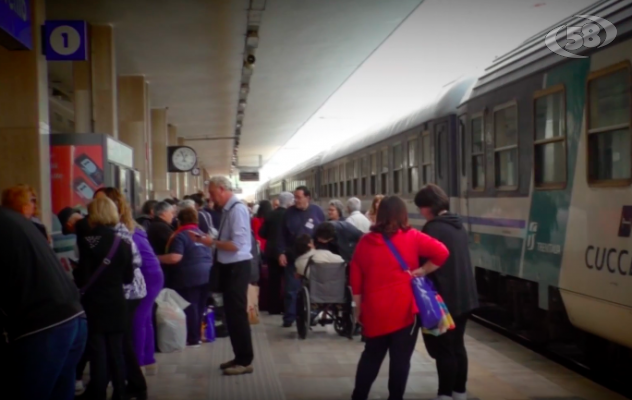 ESCLUSIVA - Viaggio a Lourdes, Canale 58 nel treno bianco carico di amore e fratellanza