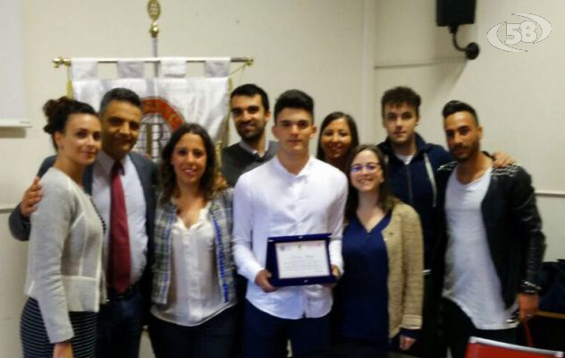 A Rosolino Messina la Borsa di Studio istituita dal Rotaract di Avellino