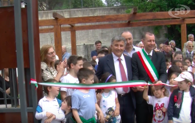 Mercogliano, taglio del nastro per la nuova Villa Comunale