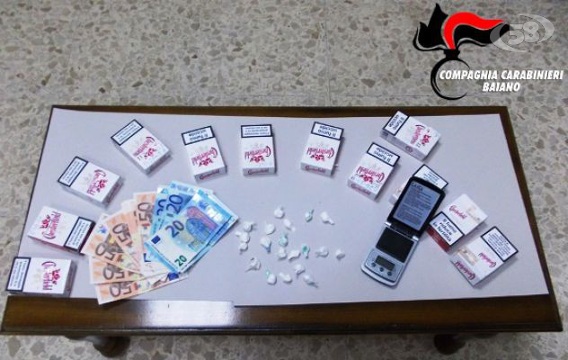 Cocaina nei pacchetti di sigarette, 65enne denunciato per spaccio