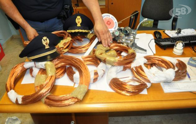 Furto di rame nell'ex Moscati, arrestati due giovani