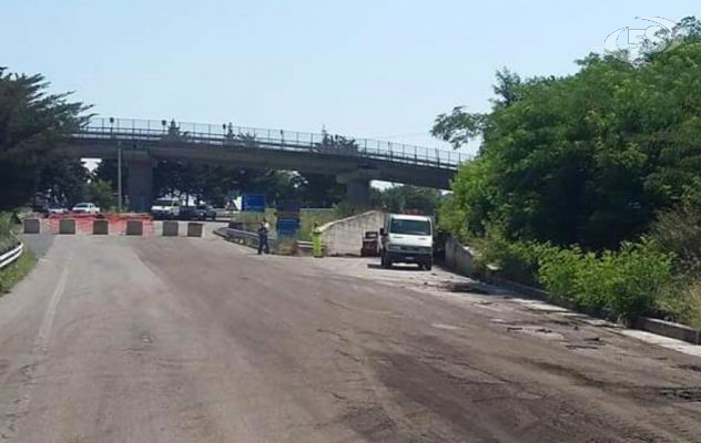 Dopo la frana riapre al traffico la ''Vecchia Ofantina''