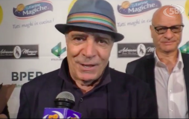La simpatia di Montesano conquista l'Ariano Film Festival