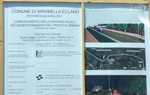 Mirabella, quasi ultimati i lavori della bretella: presto l'apertura