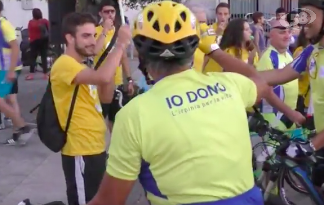 Lioni, sport e solidarietà: in oltre 250 alla passeggiata ciclistica di ''Io dono'' 