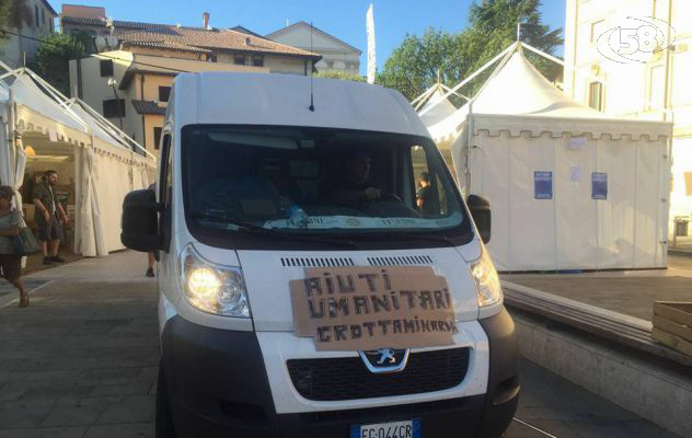 Da Grottaminarda ad Amatrice, aiuti giunti a destinazione