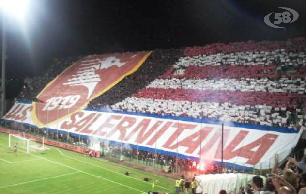 Stangata per la Salernitana, ammenda di settemila euro