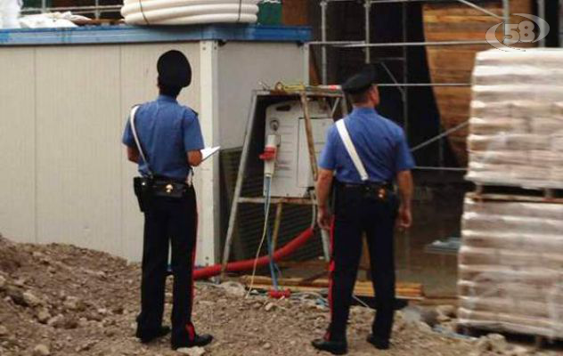 Cantieri poco sicuri, multe per tremila euro