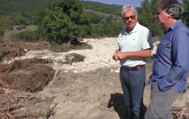 Montaguto, aziende ancora isolate dopo l'esondazione del torrente ''Tre confini''