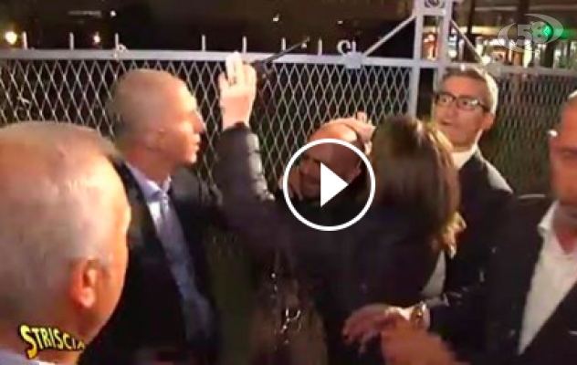 Giannini ad Avellini, c'è ''Striscia'': Luca Abete fermato dalla Polizia /VIDEO