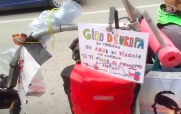 Dalla Spagna a Brindisi in triciclo...passando per Ariano. L'incredibile viaggio di un'intera famiglia