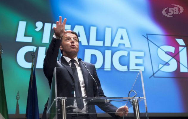 Referendum, è il giorno di Renzi: ''Un sì per cambiare''