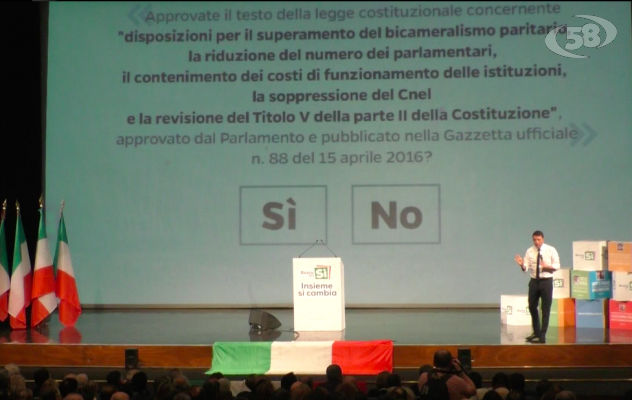 Renzi show, il premier ad Avellino contro tutti / INTERVENTO INTEGRALE