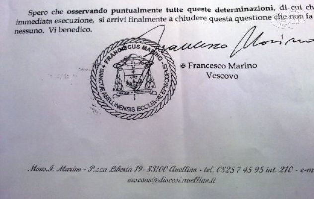 Novemila euro contesi tra Don Ciriaco e il Comitato, il Vescovo mette pace: sono della Parrocchia di Sant'Angelo All'Esca