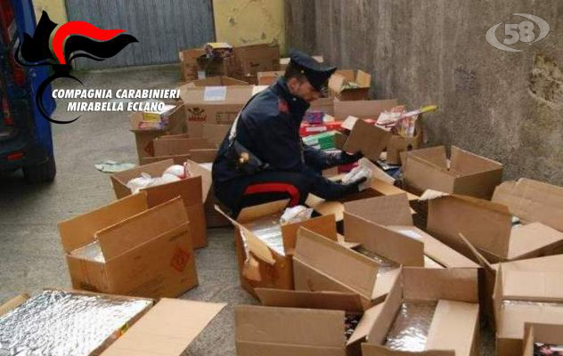 ‘Capodanno sicuro’, maxi sequestro di fuochi: due nei guai