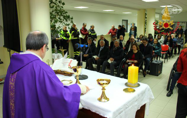 Messa natalizia per i Vigili del Fuoco