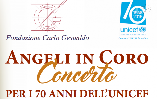 ''Angeli in coro'', concerto per i 70 anni dell'Unicef