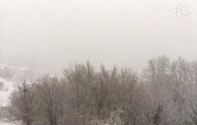 L'Irpinia si sveglia sotto la neve