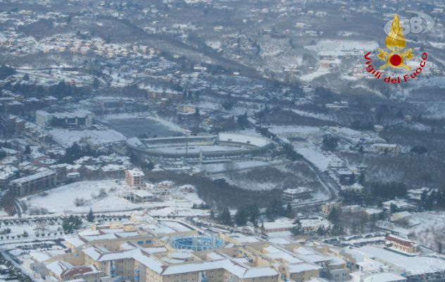 Neve, il bilancio dei caschi rossi: ancora criticità in Alta Irpinia