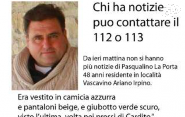 Pasqualino scomparso nel nulla: ricerche ancora senza esito