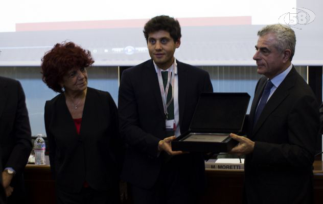 Al mirabellano Stefano Fabrizio il premio Leonardo-Finmeccanica