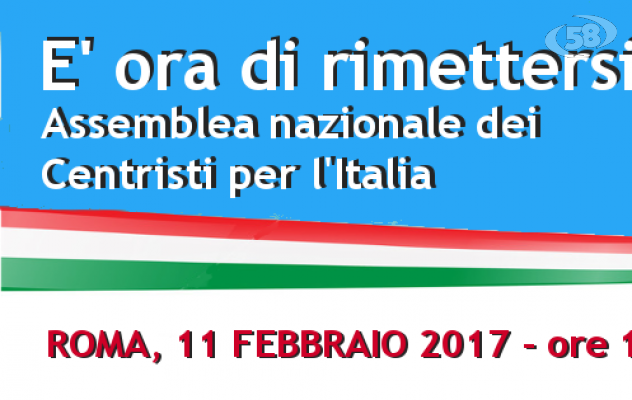 Centristi per l'Italia, Santamaria: "Da domani una nuova organizzazione"