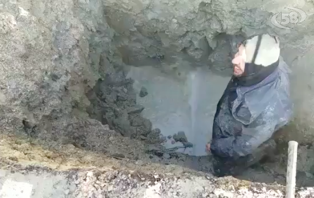 Terzo giorno di scavi e lavori in località Creta ad Ariano Irpino