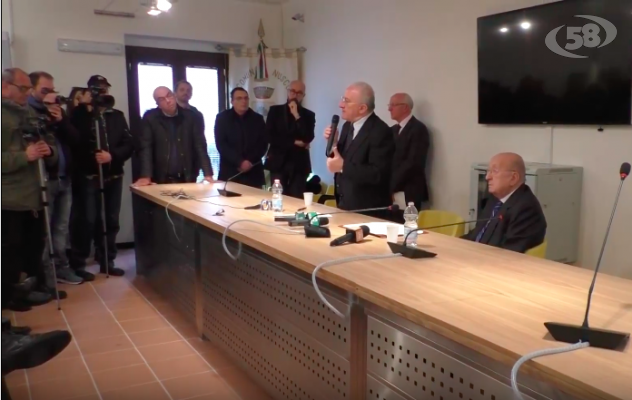 ''Città dell'Alta Irpinia'', De Luca stacca un assegno da 200 milioni