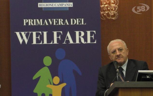 ''Primavera del Welfare'', De Luca: ''Impegno per le fasce deboli''